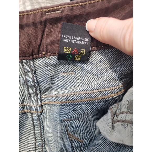 Buffalo David Bitton Jeans Men Sz 30 Fit 32 X 30.5 Domax Straight Leg Blue Denim - Picture 7 of 16